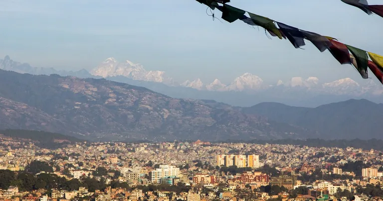 Kathmandu cityscape, the market where City Hotel operates its single five-star property
