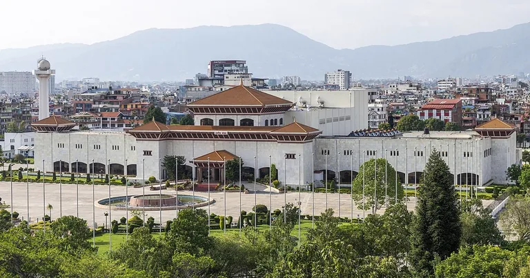 The Sansad Bhavan, Nepal's Federal Parliament building in Kathmandu, where the House Finance Committee met on September 30, 2026