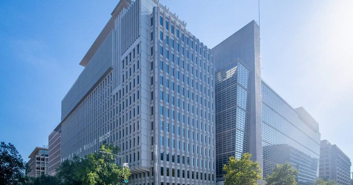 The World Bank Group headquarters building in Washington, DC